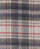 Thumbnail 5 of Barbour New Check Tartan Scarf - Lambswool & Cashmere Mix - Blue Granite