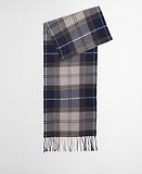 Thumbnail 3 of Barbour Galingale Tartan Scarf - Grey Midnight Tartan