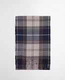 Thumbnail 4 of Barbour Galingale Tartan Scarf - Grey Midnight Tartan