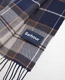 Thumbnail 5 of Barbour Galingale Tartan Scarf - Grey Midnight Tartan