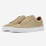 Thumbnail 2 of Oliver Sweeney Men's Valezim Perforated Calf Suede Slip-on Trainers - Sand