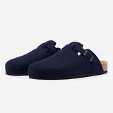 Thumbnail 2 of Oliver Sweeney Men's Valadares Recycled Wool Felt Slippers - Navy