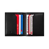 Thumbnail 2 of Victorinox Altius Alox Leather Bi-Fold Card Case with RFID - Black