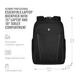 Thumbnail 2 of Victorinox Altmont Professional 15" Essential Laptop Backpack - Black
