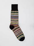 Thumbnail 4 of Paul Smith Men's Signature Stripe Socks - 2 Pack - Black & Grey - One Size