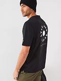 Thumbnail 4 of Lyle & Scott Men's Football Wheel Graphic T-Shirt - Jet Black