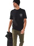 Thumbnail 1 of Lyle & Scott Men's Football Wheel Graphic T-Shirt - Jet Black