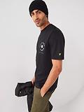 Thumbnail 3 of Lyle & Scott Men's Football Wheel Graphic T-Shirt - Jet Black