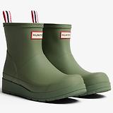 Thumbnail 2 of Hunter Women's Play Short Wellington Boots - Lichen Green