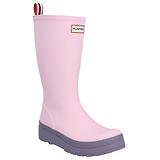Thumbnail 6 of Hunter Women's Play Tall Wellington Boots - Parfait Pink/Purple Top