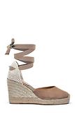 Thumbnail 5 of Holland Cooper Women's Seville Wedge Sandals - Taupe