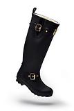 Thumbnail 11 of Holland Cooper Women's Sherpa Lined Regency Wellingtons - Matte Black