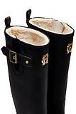 Thumbnail 2 of Holland Cooper Women's Sherpa Lined Regency Wellingtons - Matte Black