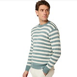 Thumbnail 2 of Peregrine Men's Richmond Sweater - Lovat/White