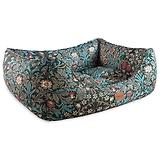 Thumbnail 5 of William Morris Square Dog Bed - Blackthorn Print