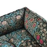 Thumbnail 6 of William Morris Square Dog Bed - Blackthorn Print