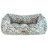 Thumbnail 1 of William Morris Square Dog Bed - Willow Bough Print