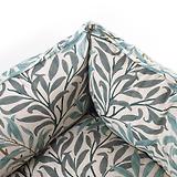 Thumbnail 5 of William Morris Square Dog Bed - Willow Bough Print