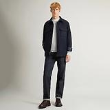 Thumbnail 3 of Woolrich Men's Alaskan Padded Overshirt - Melton Blue