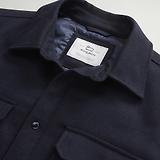 Thumbnail 6 of Woolrich Men's Alaskan Padded Overshirt - Melton Blue