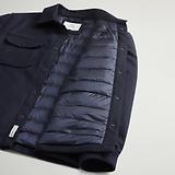Thumbnail 9 of Woolrich Men's Alaskan Padded Overshirt - Melton Blue