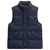 Thumbnail 1 of Woolrich Men's Garment-Dyed Quilted Nylon Vest - Melton Blue