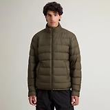 Thumbnail 2 of Woolrich Men's Lightweight Microfibre Down Jacket - Dark Green