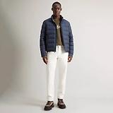 Thumbnail 3 of Woolrich Men's Lightweight Microfibre Down Jacket - Melton Blue