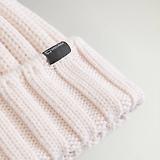 Thumbnail 4 of Woolrich Women's Cashmere Pom-Pom Beanie - Milky Cream