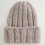 Thumbnail 3 of Woolrich Women's Chunky Ribbed Beanie - Light Grey Melange