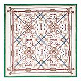 Thumbnail 1 of Joules Women's Bloomfield Silk Scarf - Cream