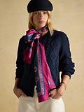 Thumbnail 3 of Joules Women's Windsor Long Silk Scarf - Navy