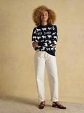 Thumbnail 4 of Joules Women's Très Sheep Intarsia Knitted Jumper - Navy