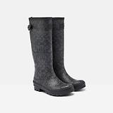 Thumbnail 2 of Joules Women's Adjustable Tall Printed Wellies - Black Floral