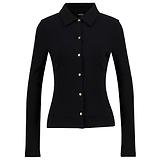 Thumbnail 1 of Barbour International Women's Chloe Ribbed Top - Black