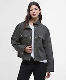 Thumbnail 2 of Barbour International Women's Sierra Denim Jacket - Envy Green