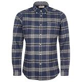 Thumbnail 1 of Barbour Men's Betsom Tailored Checked Shirt - Grey Marl