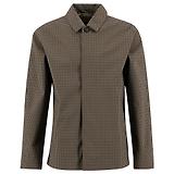 Thumbnail 1 of Barbour Men's Check Short Lorden Showerproof Jacket - Stone/Navy Check