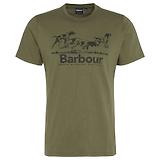 Thumbnail 1 of Barbour Men's Field Dog Graphic T-Shirt - Mid Olive