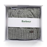 Thumbnail 1 of Barbour Men's Jesmond Beanie and Scarf Gift Set - Mid Grey