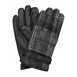 Thumbnail 1 of Barbour Men's Newbrough Tartan Gloves - Black/Grey