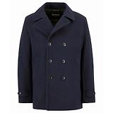 Thumbnail 1 of Barbour Men's Newfield Wool Pea Coat - Navy/Classic