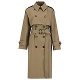 Thumbnail 1 of Barbour Women's Aoife Showerproof Trench Coat - Military Brown/Hessian Tartan