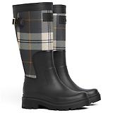 Thumbnail 1 of Barbour Women's Dena Tall Wellington Boots - Black/Ancient Tartan