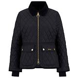 Thumbnail 1 of Barbour Women's Fitted Beadnell Quilted Jacket - Black/Classic