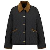 Thumbnail 1 of Barbour Women's Icons Cropped Liddesdale Quilted Jacket - Black/Classic