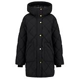 Thumbnail 1 of Barbour Women's Kailyn Puffer Jacket - Black/Classic Tartan