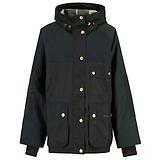 Thumbnail 1 of Barbour Women's Keeley Wax Jacket - Fern/Sage/Duffle Bag/Ancient Tartan
