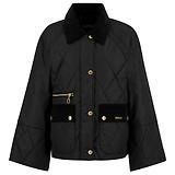 Thumbnail 1 of Barbour Women's Martha Quilted Jacket - Black/Classic Tartan
