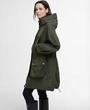 Thumbnail 6 of Barbour Women's Una Showerproof Parka - Olive/Ancient Tartan